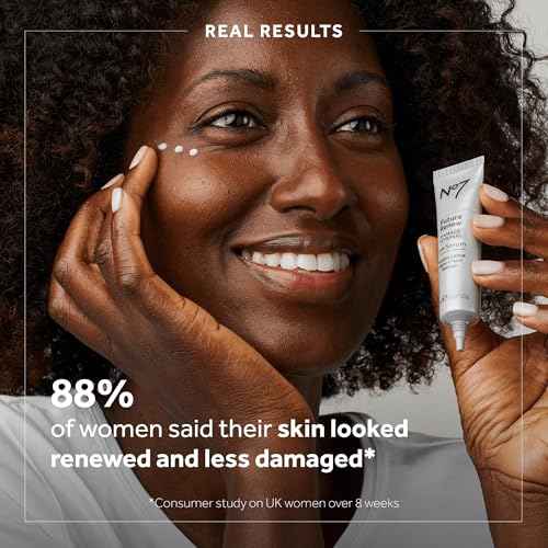 No7 Future Renew Damage Reversal Eye Serum - Nourishing Under Eye Serum for Sun Damaged Skin Repair, Fine Lines & Wrinkles, and Uneven Texture - Suitable for Sensitive Skin (0.5 Fl Oz)