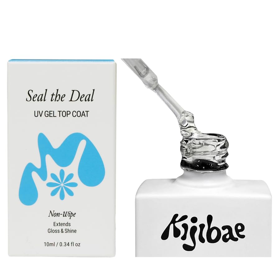 Seal The Deal UV Gel Top Coat - High Gloss Nail Protection for Long-Lasting Shine, 10ml