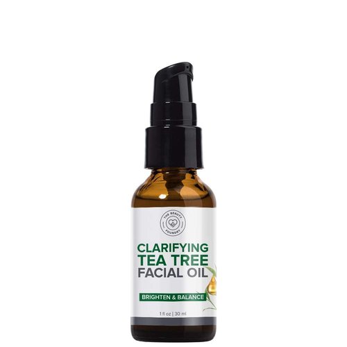 Clarifying Tea Tree Facial Oil - Antioxidant-Rich Acne Treatment for Even Skin Tone | 1 fl oz/30ml