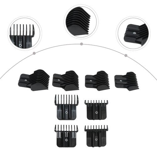 BaBylissPRO Trimmer Guards Set - 8 Pack Replacement Guards with Metal Spring Clip for FX787 & FX726