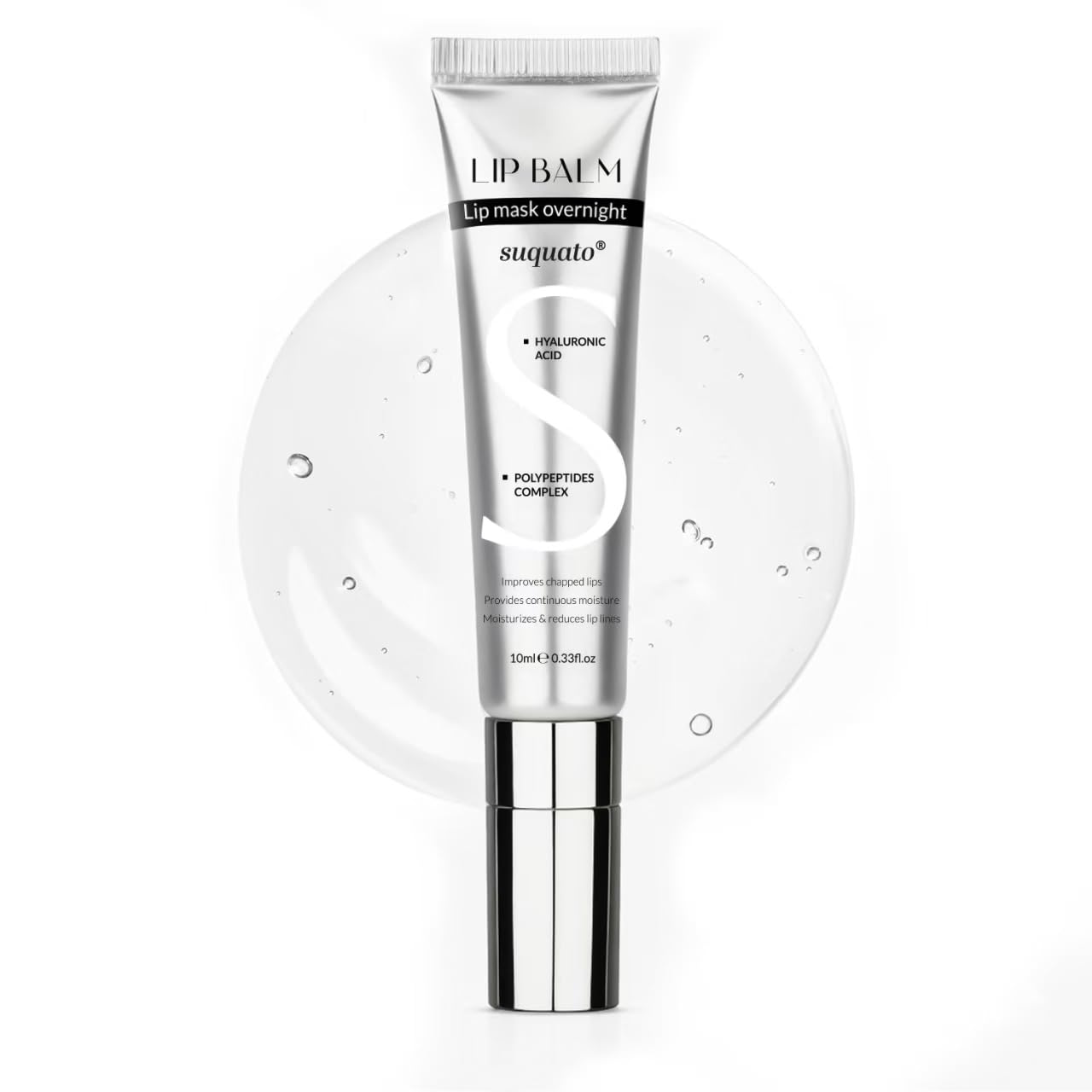 Skiennix Peptide Lip Treatment Butter Balm - Mini Plumping Gloss Set with Hyaluronic Acid | Travel Size Hydrating Balm for Glowy Skin