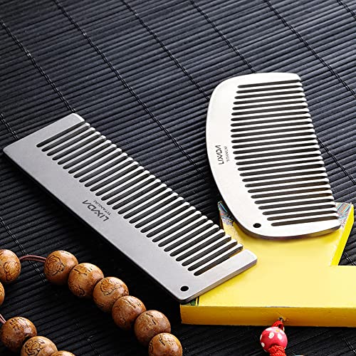 LIXADA Titanium Comb, Hair Beared Comb, Pocket Comb, Anti-Static Smooth Strong Light Heat-Resistant Daily use