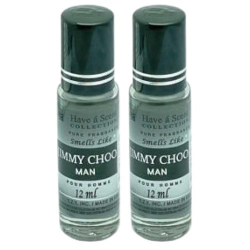 E de B Jimmy CH Man Roll-On Oil | Long-Lasting Fragrance | 12ml (Pack of 2)