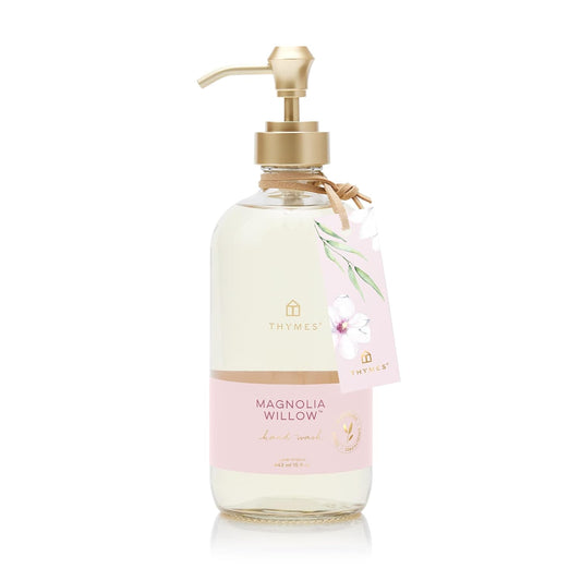 Thymes Hand Wash - Magnolia Willow Scent - 15 Fl Oz | Luxurious Moisturizing Formula