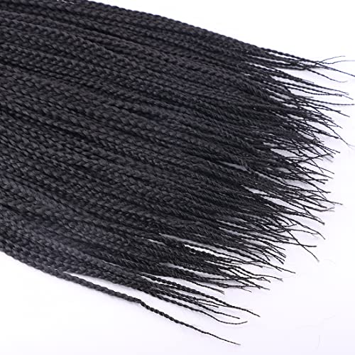 24 Inch 6 Packs/lot 100G/Pack 3X Senegalease Box Braids Crochet Hair Extensions Jumbo Box Braiding Hair