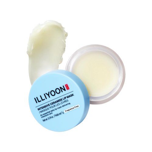 ILLIYOON Intensive Ceramide Lip Mask - 10,000ppm Ceramide for Deep Hydration & Barrier Repair | Vegan, Fragrance-Free, 0.24 fl. oz.