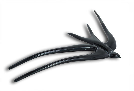 Marycrafts Buffalo Horn Swallow Bird Hair Fork Hair Sticks Accessories Handmade (Style 2)