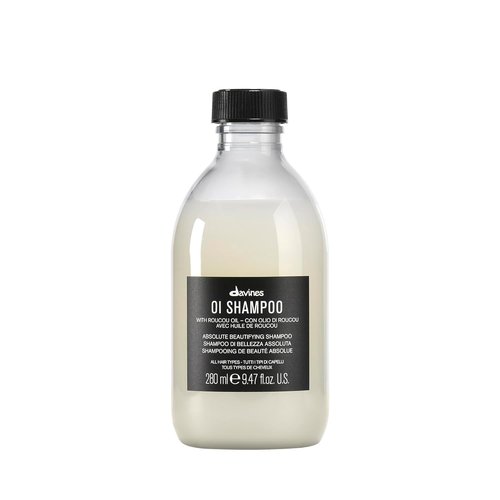 Davines OI Shampoo - Milky-Smooth Hydrating Cleanser for All Hair Types | Antioxidant-Rich Roucou Oil, 9.47 Fl Oz