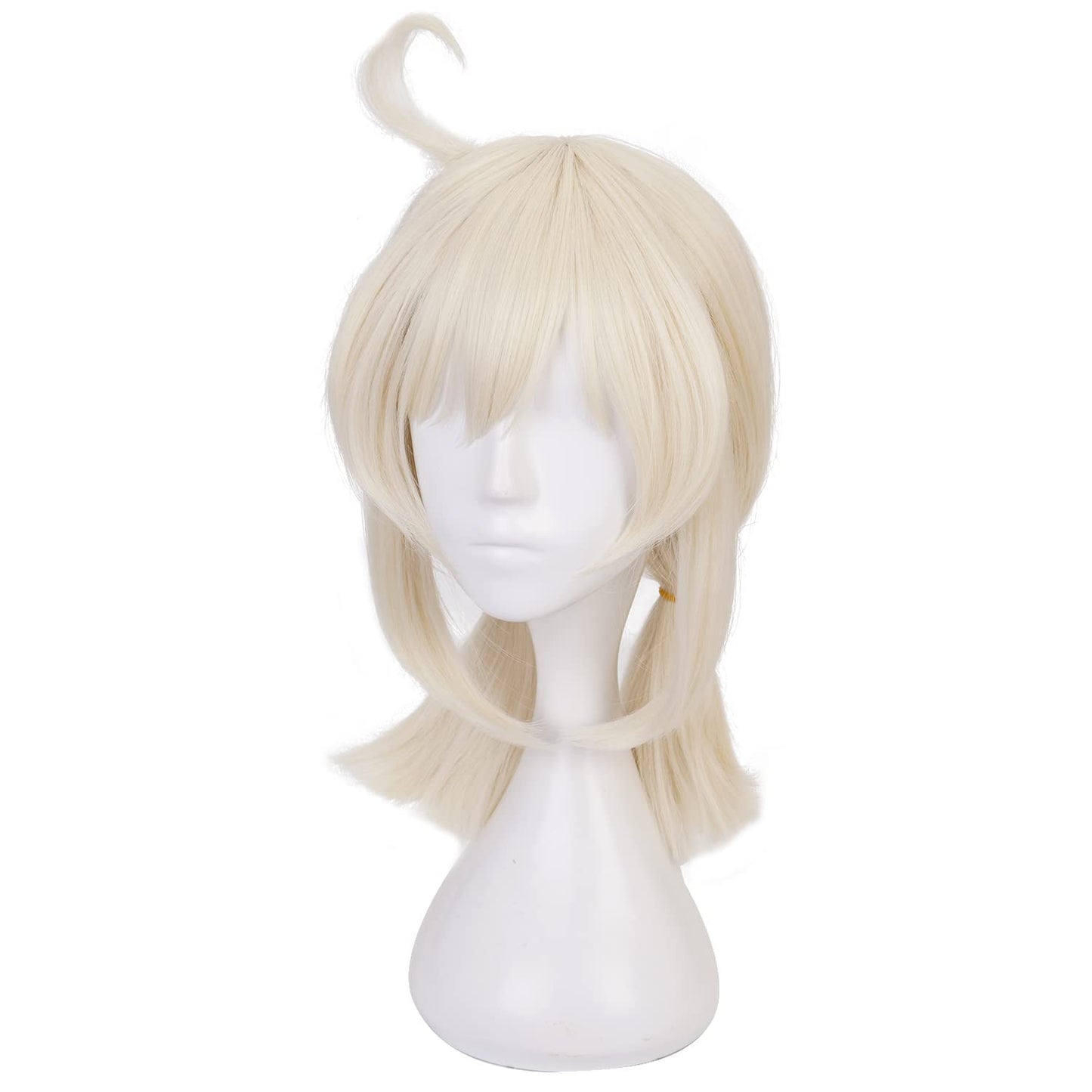 MoeLoli Klee Cosplay wig for Genshin Impact Blonde Pigtails Wig, Costume Hair Wigs with Bangs for Halloween Party (Klee)