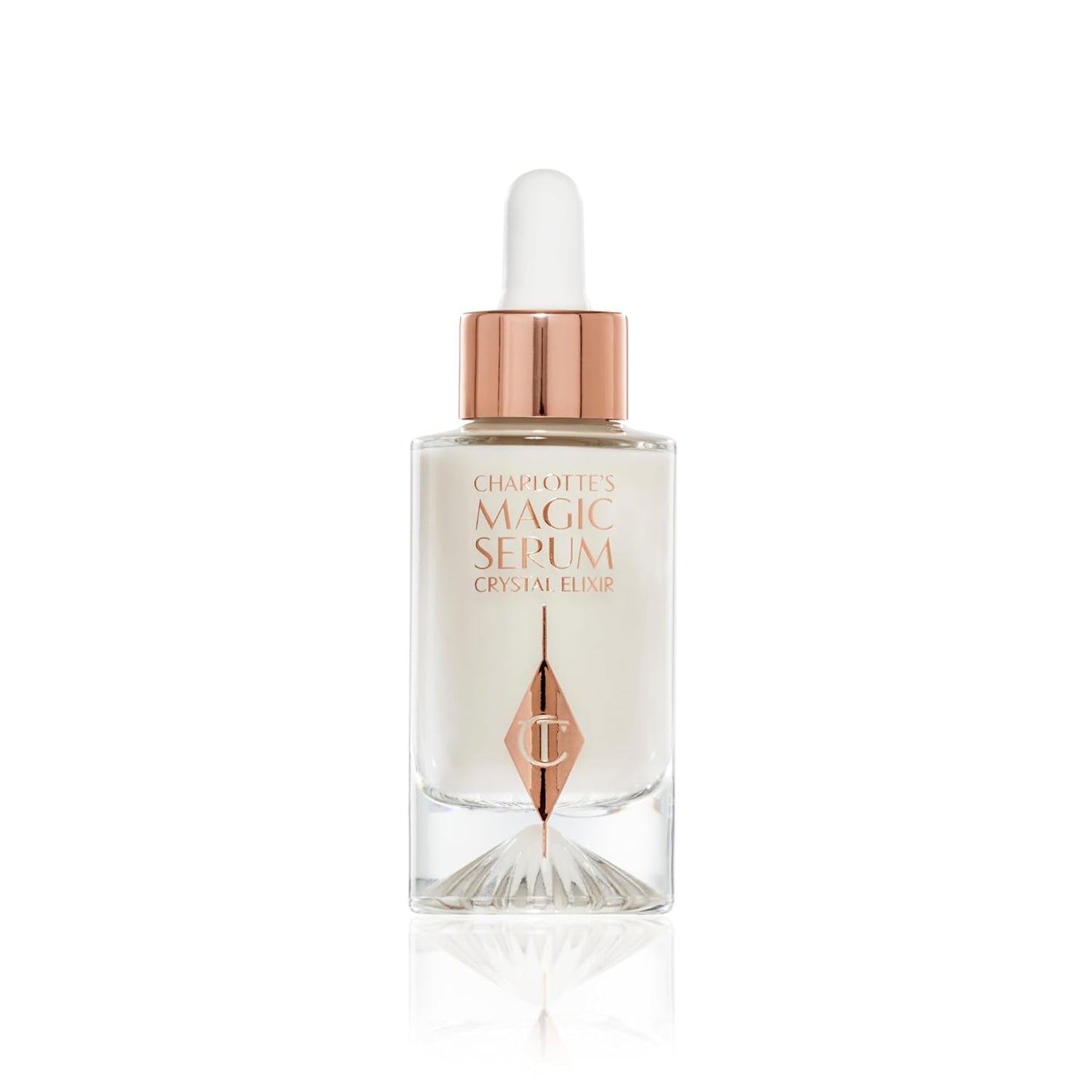 Charlotte Tilbury Magic Serum Crystal Elixir - Firming Peptide Serum for Face & Neck - Ideal Skincare Gift Set
