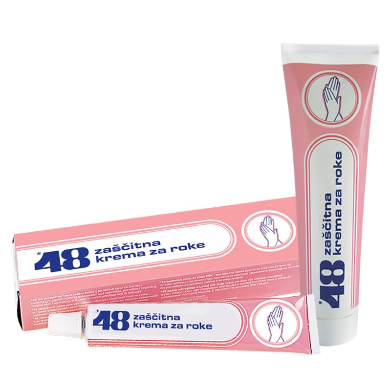 SORINA 48 Protective Hand Cream - Deep Hydration & Non-Sticky Formula - 125 ML, 6 Pack