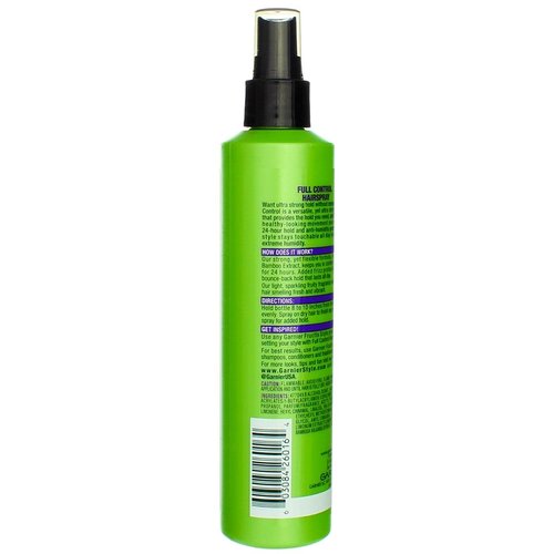 Garnier Fructis Style Full Control Hairspray - Anti-Humidity Formula | 8.5 oz (Pack of 2)