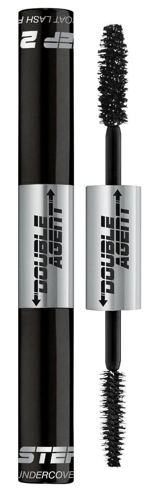 Palladio Double Agent Lash Extender Mascara - Boost Length & Volume for Bold Lashes | Jet Black