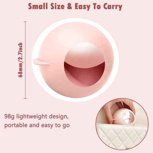MUEDRT Reusable Gel Lint Roller Ball - Portable Pet Hair Remover for Clothes | 2 Pack, Washable Design