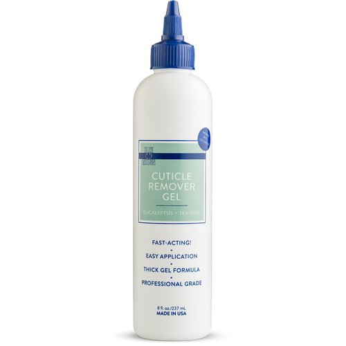 Blue Cross Cuticle Remover Gel - Hydrating Softener for Brittle Nails | 8oz Eucalyptus & Tea Tree