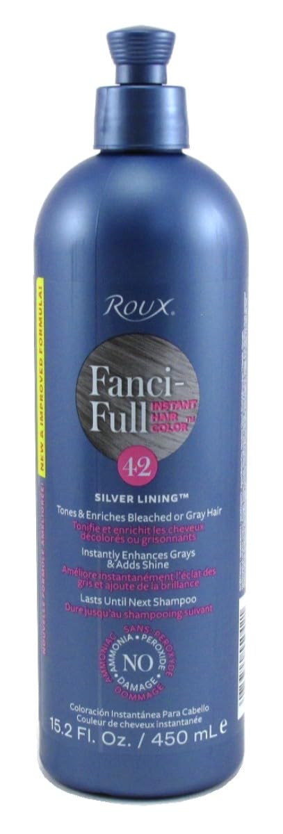 Roux Fanci-Full Rinse #42 Silver Lining 15.2 Ounce (450ml) (2 Pack)