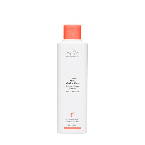 Drunk Elephant E-Rase Milki Micellar Water - 240 ml/8 fl oz - Mild No-Rinse Formula - Clean Clinical Skincare - Cruelty-Free - Dermatologist-Tested - Free of Essential Oils, Silicones, and Fragrance