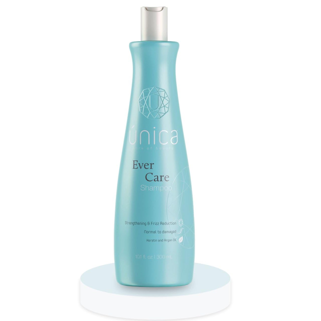 UNICA Smoothing Shampoo - Keratin, Collagen & Argan Oil for Frizz Control & Hydration | 10 oz