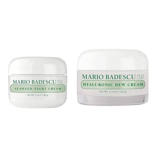 Mario Badescu Seaweed Night Cream - Anti-Aging Oil-Free Moisturizer with Collagen & Hyaluronic Acid for Combination Skin