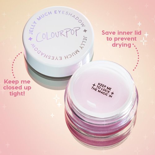 ColourPop Jelly Much Gel Eyeshadow - Intense Glitter Formula for Long-Lasting Color - Boo Kay (0.23 oz)