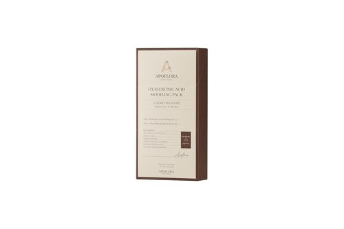 Cherry Blossom Modeling Mask - Korean Peel-Off Jelly Mask with 5-Type Hyaluronic Acid | 4 Count for Brightening Dry, Dull Skin