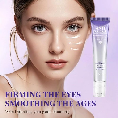 Regine Switzerland Anti-Wrinkle Eye Cream - Rapid Revitalizing Formula with Hyaluronic Acid for Dry Skin