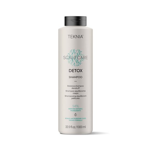 Lakmé Teknia Detoxifying Shampoo - Scalp Care & Anti-Dandruff Treatment | 33.8 Fl Oz