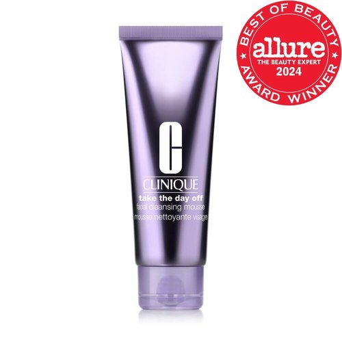 Clinique Take The Day Off Facial Cleansing Mousse - Hydrating Formula with Hyaluronic Acid & Glycerin | 4.2 Fl Oz