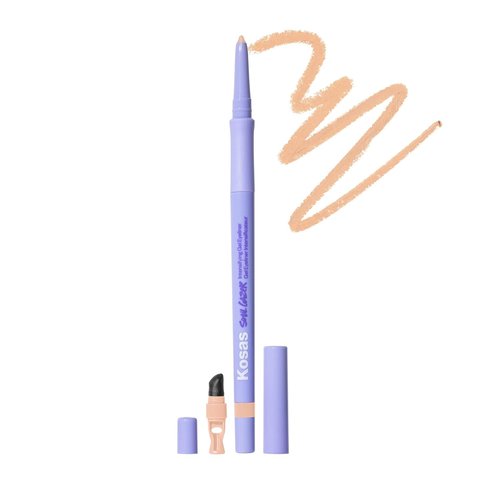 Kosas Soulgazer Gel Eyeliner - Waterproof, Smudge-Proof Retractable Pencil with Hyaluronic Acid | Long-Lasting Creamy Beige Matte