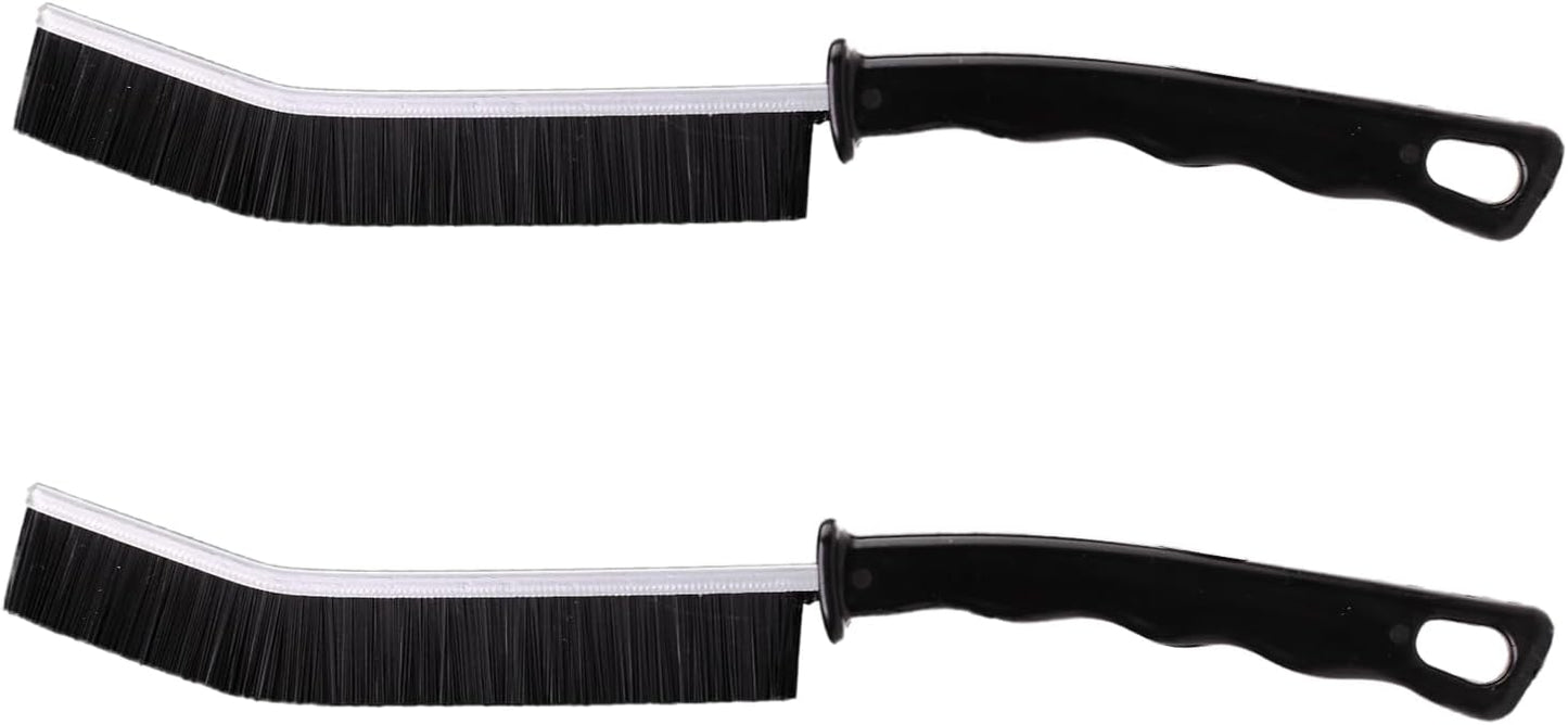 Skiennix Crevice Cleaning Brush Set - Hard Bristle Gap Brushes for Bathroom & Kitchen | 2 Pcs