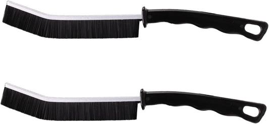 Skiennix Crevice Cleaning Brush Set - Hard Bristle Gap Brushes for Bathroom & Kitchen | 2 Pcs