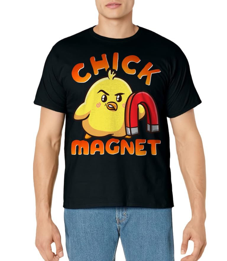 Chick Magnet Halloween Costume Magnetic Small Chicken T-Shirt