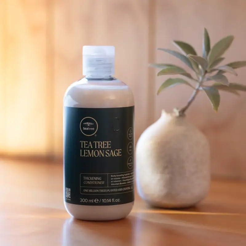 Skiennix Tea Tree Lemon Sage Thickening Conditioner - Boosts Volume & Body for Fine Hair