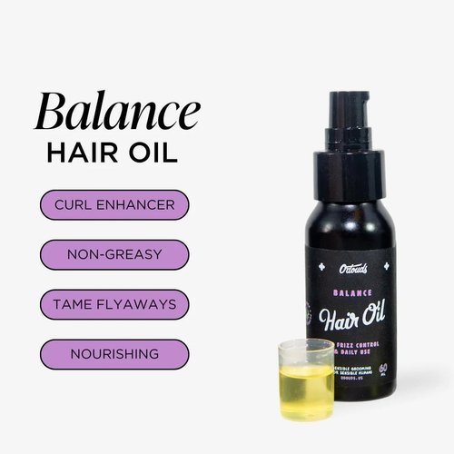 O'Douds Balance Hair Oil - Control Dry, Flyaway & Frizzy Hair - Hydrates & Protects - 2 oz.