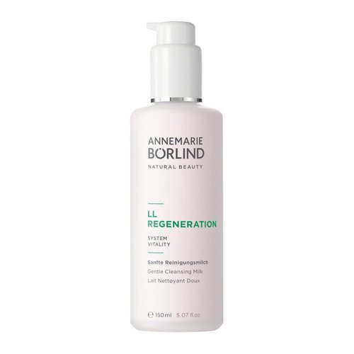 ANNEMARIE BÖRLIND – LL Regeneration Cleansing Milk – Natural 2-in-1 Facial Cleanser & Makeup Remover | 5 Oz