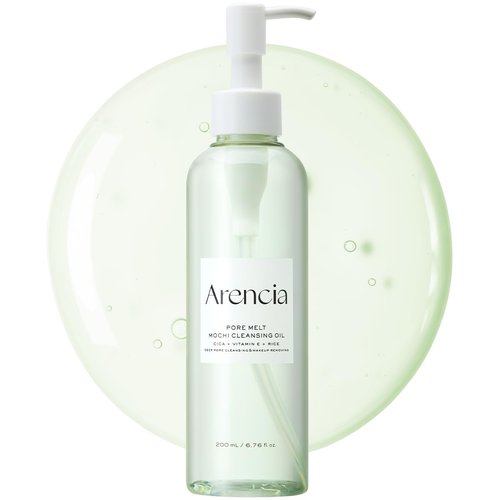 ARENCIA Cleansing Oil - Pore Melt Makeup Remover with Rice Amino Acids & Vitamin E, 6.76 fl oz