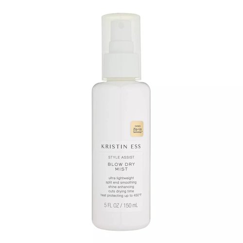 Kristin Ess Hydrating Heat Protection Spray | Frizz Control & Shine Enhancer - Protects Up to 450°F - Pear Scent
