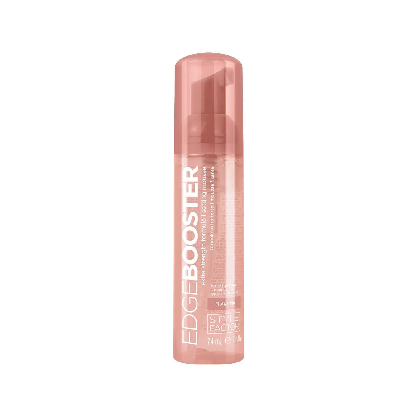 Style Factor EDGE BOOSTER Extra Strength Mousse - Frizz Control & Volume - 2.5oz Morganite for Curly Hair