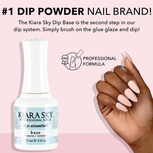 Kiara Sky Dip Liquid Essentials - Step 2 Base for Flawless Dip Powder Manicure