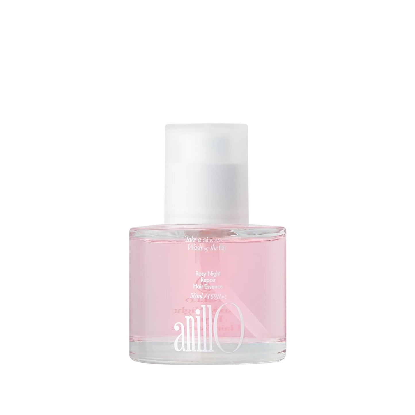 ANILLO Rosy Night Repair Hair Essence - Damask Rose Extract & Peptide Complex for Dry, Frizzy Hair | Vegan, 50ml