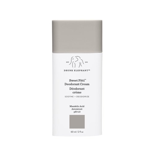 Drunk Elephant Sweet Pitti Deodorant Cream - 60 ml/2 fl oz - Baking Soda and Aluminum-Free - Clean Clinical Skincare - Cruelty-Free - Free of Essential Oils, Silicones, and Fragrance