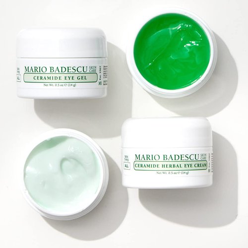Mario Badescu Ceramide Eye Gel - Oil-Free Formula That Tightens & Smoothes | 0.5 Ounce