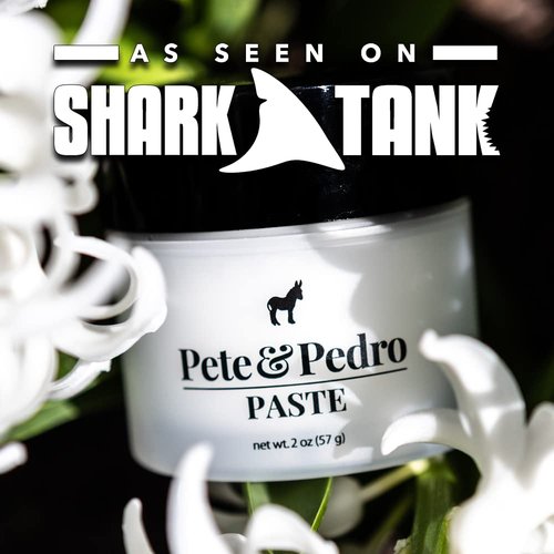 Pete & Pedro Hair Paste - Medium Hold & Shine Styling Cream for Men | Semi-Matte Finish, 2 oz.
