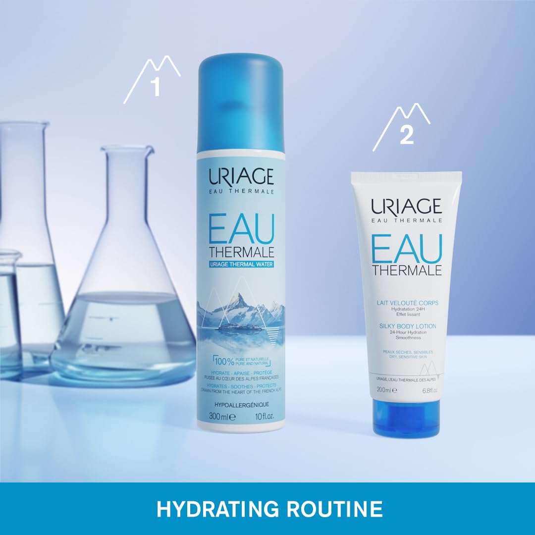 Uriage Face Mist - 100% Pure Thermal Water for Hydration & Soothing | Multi-Purpose Family Spray
