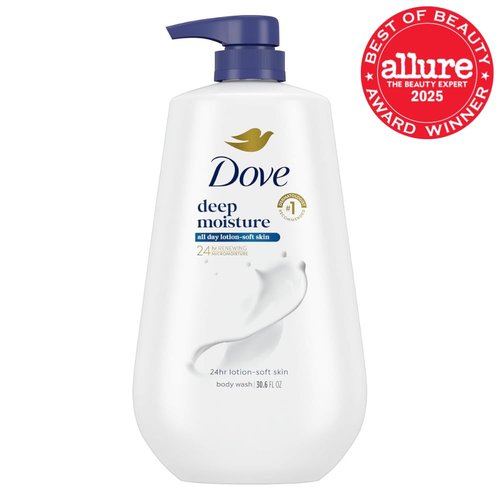 Dove Body Wash - Deep Moisture Formula for 24HR Soft Skin Hydration | 30.6 oz, Sulfate & Paraben-Free