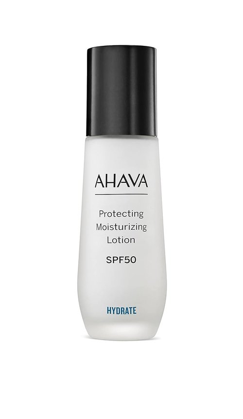 AHAVA Protecting Moisturizing Lotion SPF 50 - Daily Skin Defense & Hydration, 1.7 Fl. Oz.