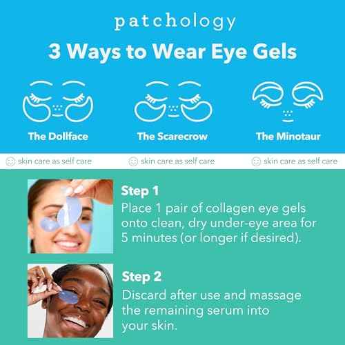 Patchology Serve Chilled On Ice Firming Under Eye Mask Patches with Peptides, Cloudberry Oil & Bakuchiol ? Hydrogel Patches for Dark Circles, Puffiness, Fine Lines ? Ideal Travel Essential - 15 Pairs
