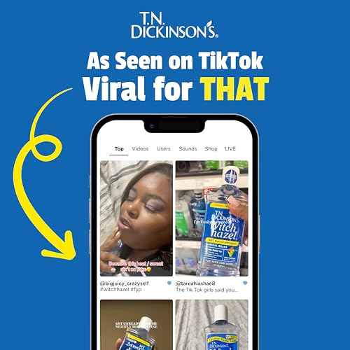 T.N. Dickinson's Witch Hazel Astringent for Face and Body, 100% Natural, 6 Count