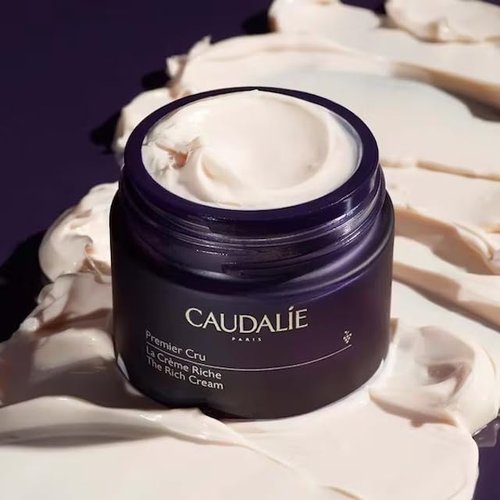 Caudalie Premier Cru Rich Moisturizer - Bio Ceramides & Hyaluronic Acid for Deep Hydration | 1.6 oz