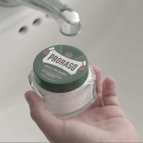Proraso Pre-Shave Cream - Refreshing & Toning Formula | 3.6 oz for Smooth Shaving
